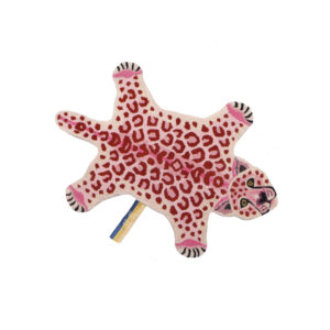 Pinky Leopard Animal Rug - Small