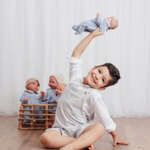 oli blue pajamas with mask