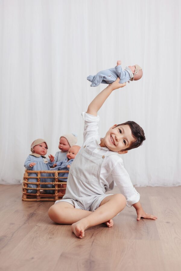 oli blue pajamas with mask