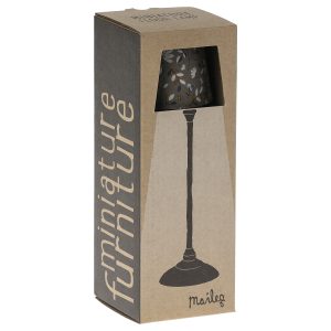 maileg miniature floor lamp antracite