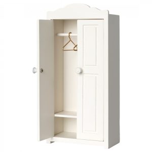 maileg wooden closet mouse toy