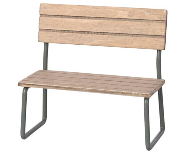 maileg garden set for mouse table with chair and bench toy