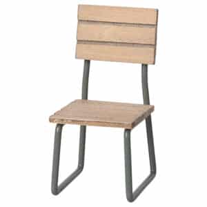 maileg garden set for mouse table with chair and bench toy