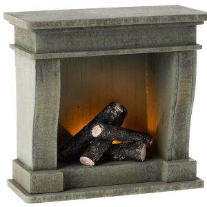 maileg miniature fireplace toy medium