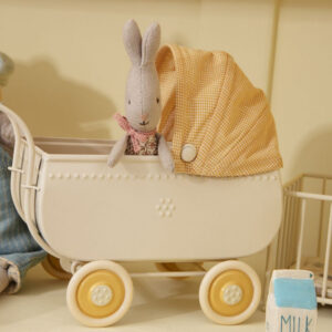 maileg pram toy micro yellow