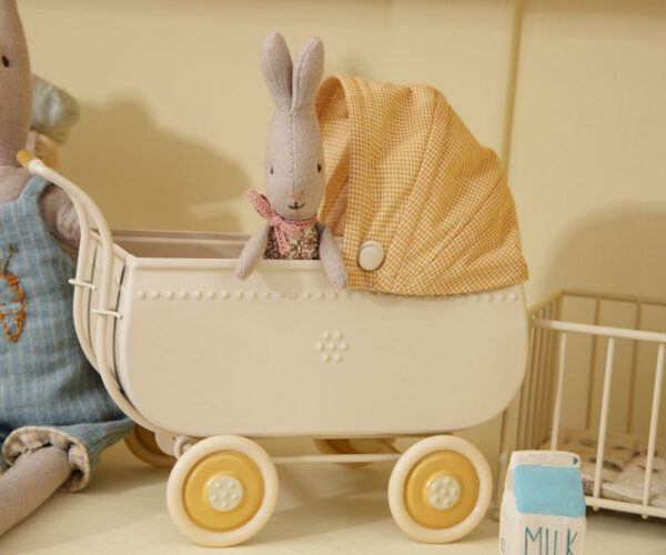 maileg pram toy micro yellow