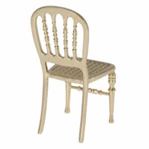 maileg mouse chair toy gold