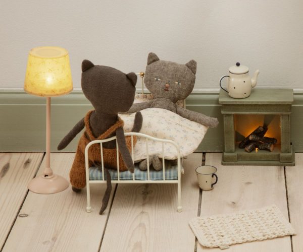 maileg miniature floor lamp toy powder