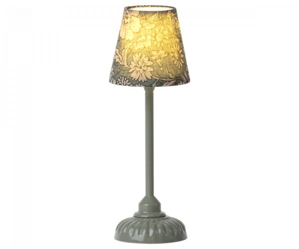 maileg vintage floor lamp small dark mint