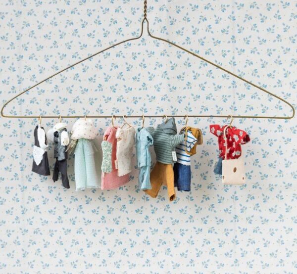 maileg mouse clothes hangers toy 10 pcs
