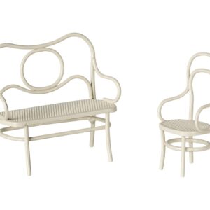maileg cafe set mouse small off white
