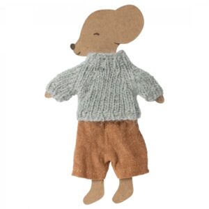 maileg knitted sweater and pants for big brother mouse