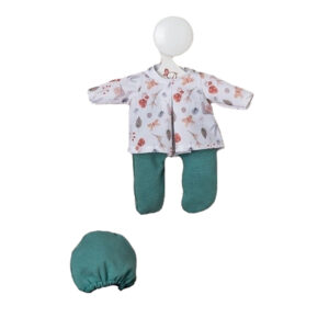 clothes for bomboncin set with snail shirt and green pants