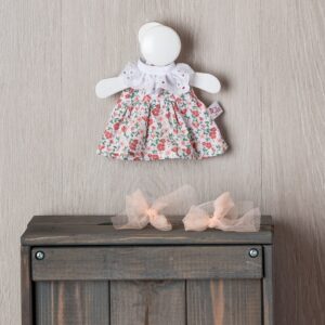 clothes for bomboncin salmon flower candy dress