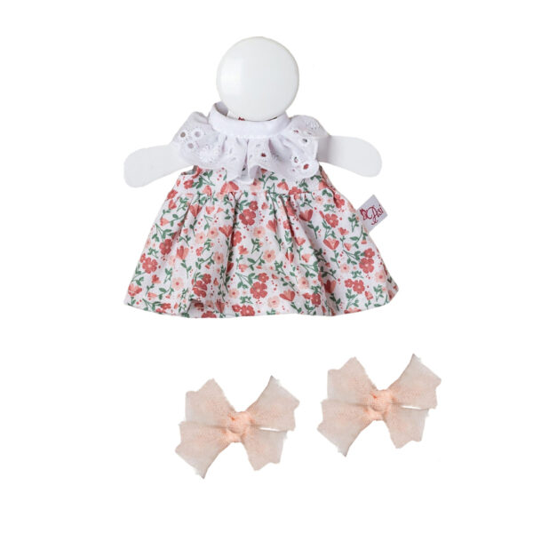 clothes for bomboncin salmon flower candy dress
