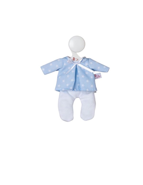 baby doll shirt for cheni blue stars and white legging