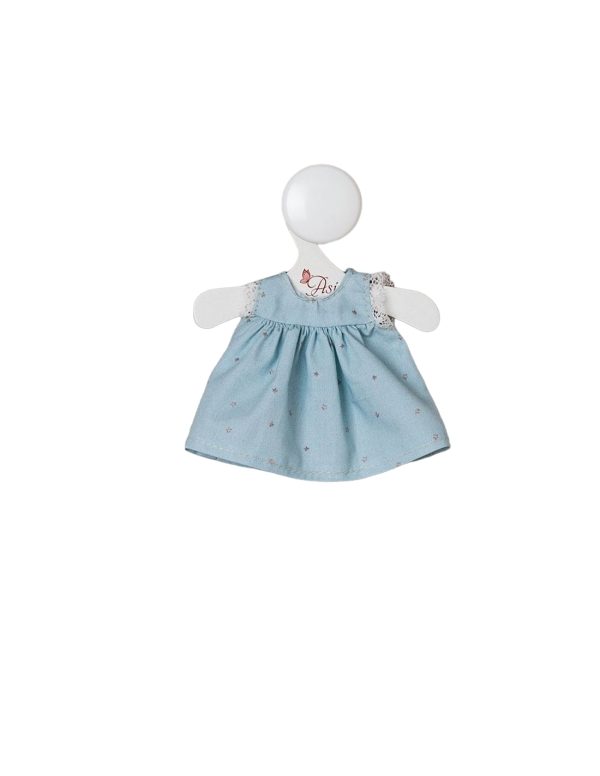 baby doll dress for tom blue with stars