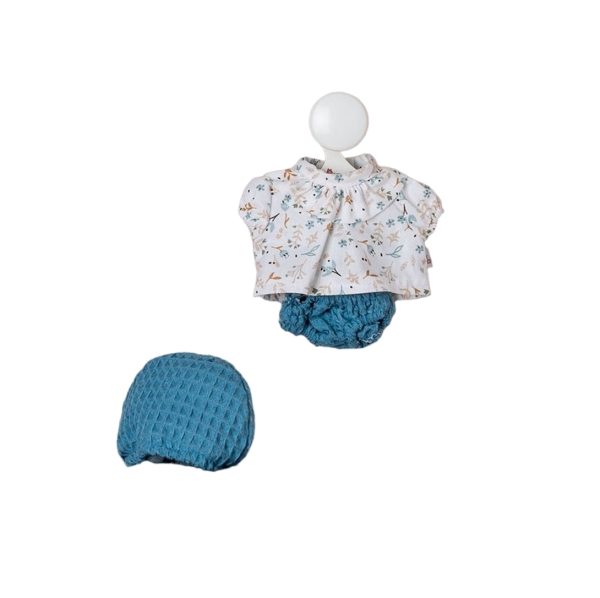 gordi doll floral shirt and blue panty with hat