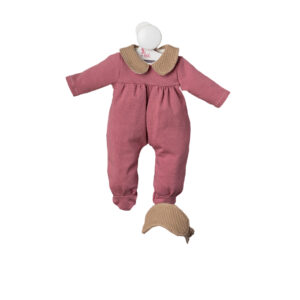clothes for oli pink pajamas with mask 30cm