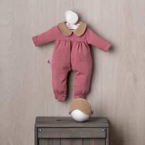 clothes for oli pink pajamas with mask 30cm