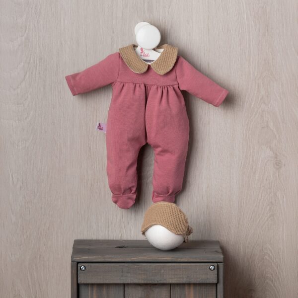 clothes for oli pink pajamas with mask 30cm