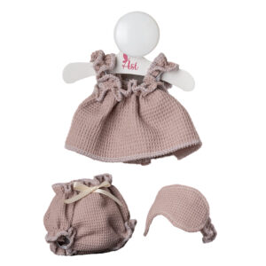 alex strap pajamas with eye mask nude
