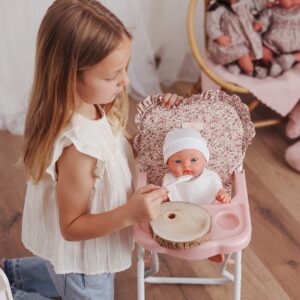 martina high chair with tray and bib