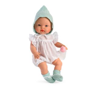 alex ranita plumeti blanco verde mint 36cm
