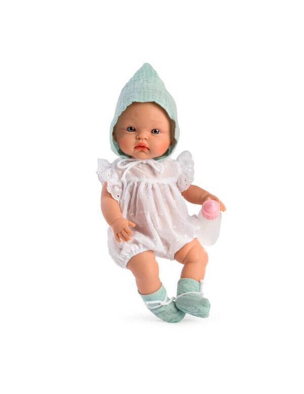 alex ranita plumeti blanco verde mint 36cm
