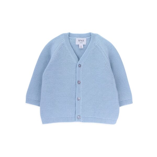 atlas baby cardigan blue fog