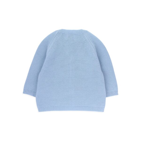 atlas baby cardigan blue fog