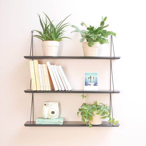 babou 3 shelves black look