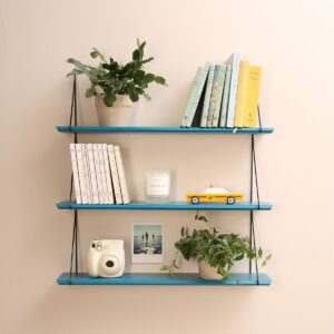 babou 3 shelves petrol blue look