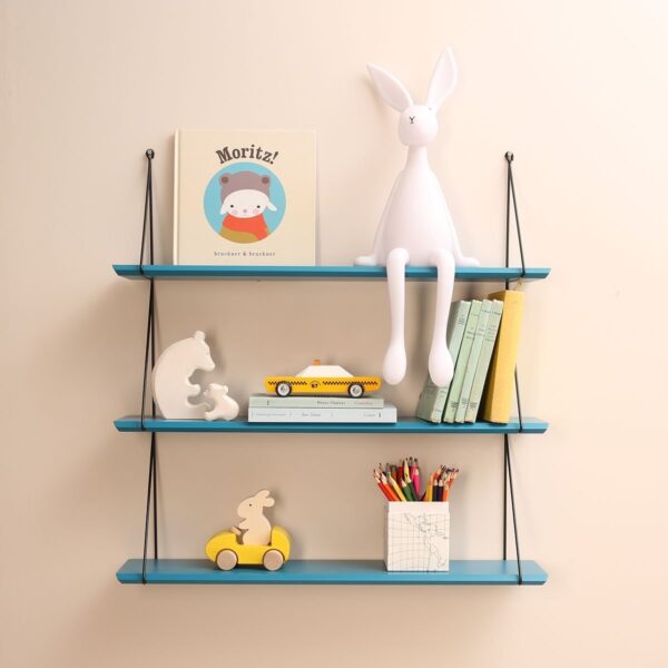 babou 3 shelves petrol blue look2