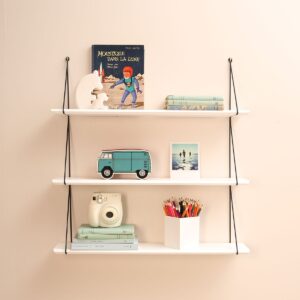 babou 3 shelves white look
