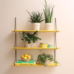 babou 3 shelves yellow look