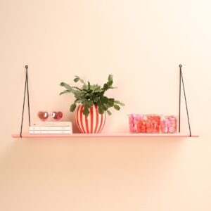 babou single shelf coral pink look