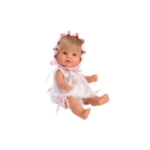 baby doll organza white and pink 20cm