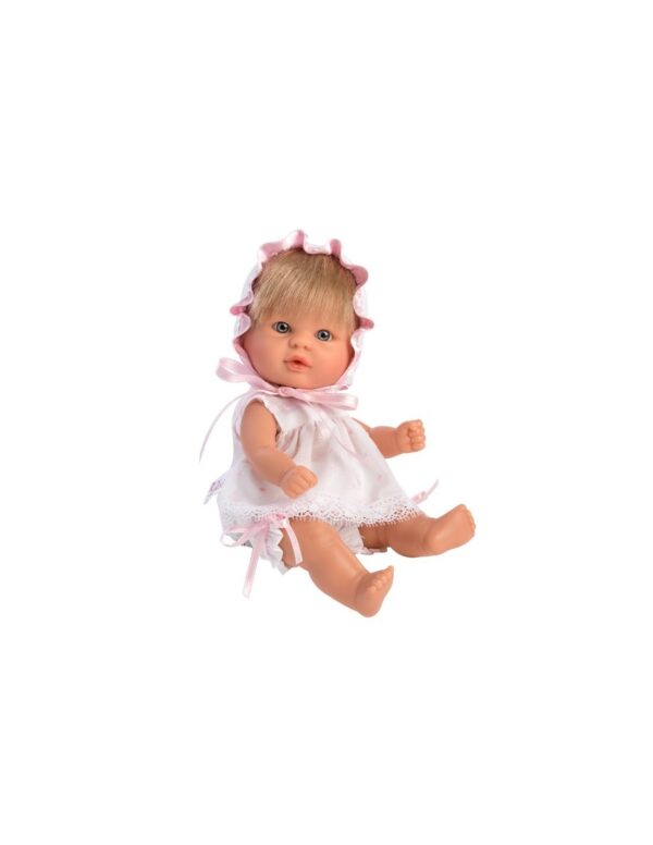 baby doll organza white and pink 20cm