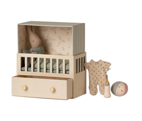 baby room with micro rabbit