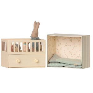 baby room with micro rabbit toy look