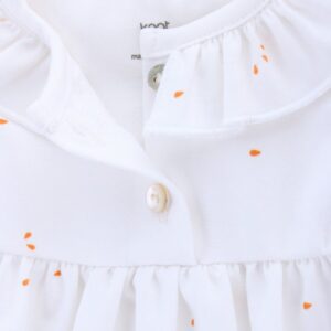 barboteuse baby organic cotton malou look