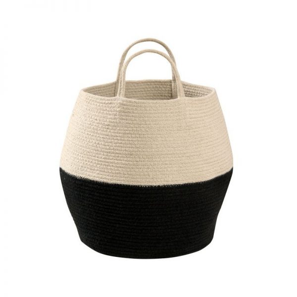 Storage Basket Zoco Black Natural