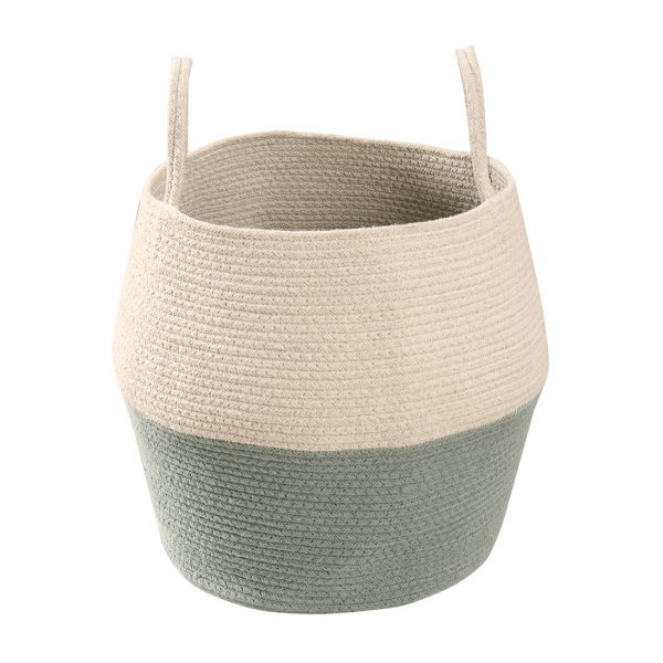 Basket Zoco Vintage Blue-Natural - Image 3
