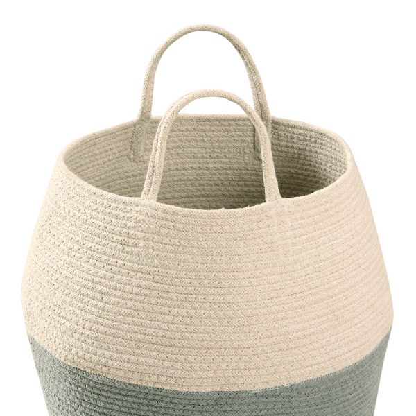 Basket Zoco Vintage Blue-Natural - Image 5