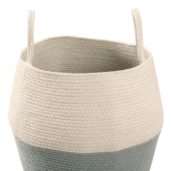 Basket Zoco Vintage Blue-Natural - Image 7