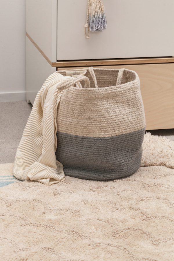 Basket Zoco Vintage Blue-Natural - Image 13
