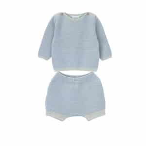 bay baby knitted sweater icy stripes