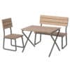 maileg garden set for mouse table with chair and bench toy