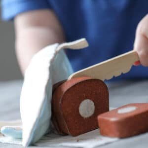 bread loaf set toy